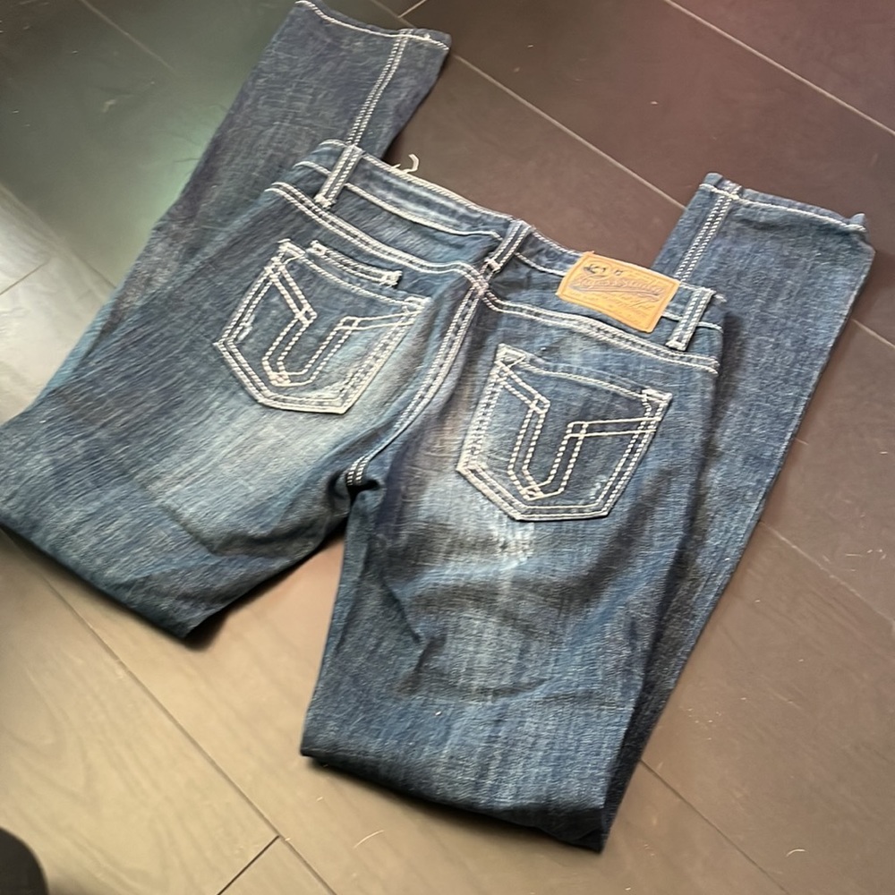 Designer Y2K jersey shore jeans